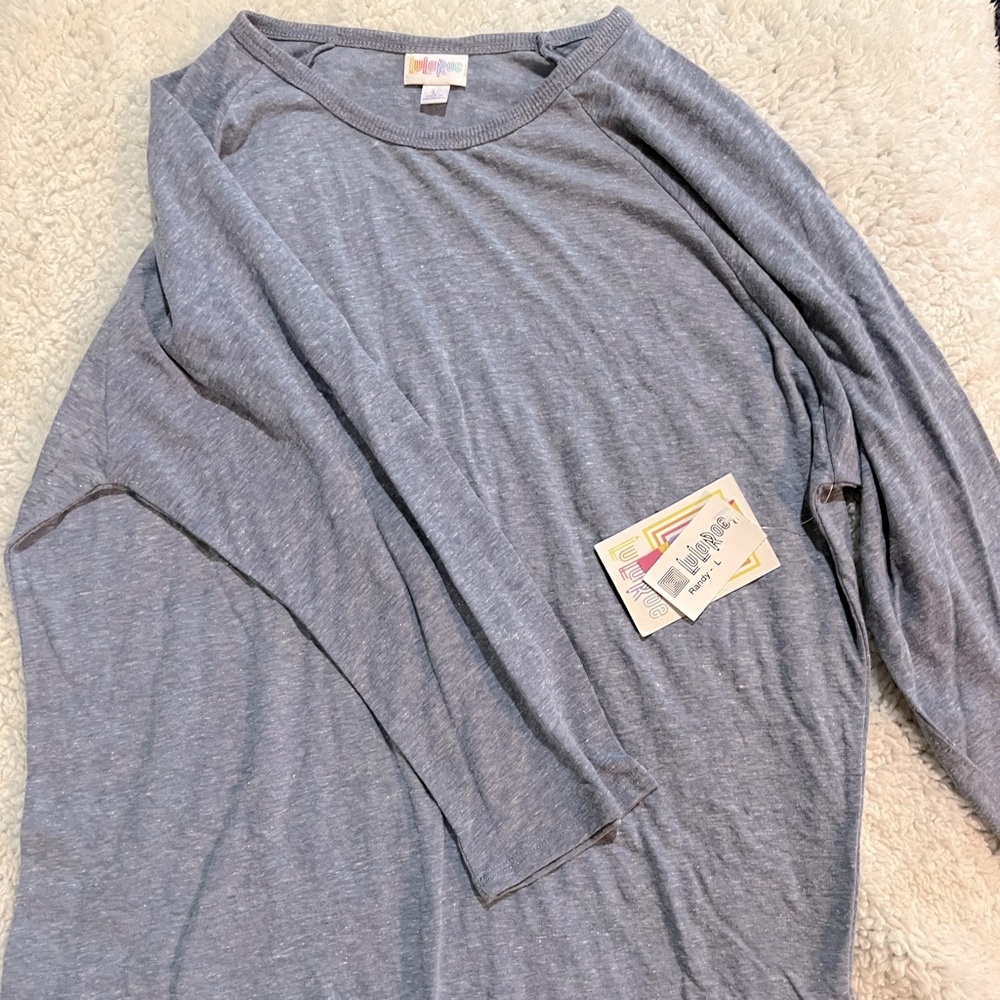 LaLaRoe Randy heather blue NWT